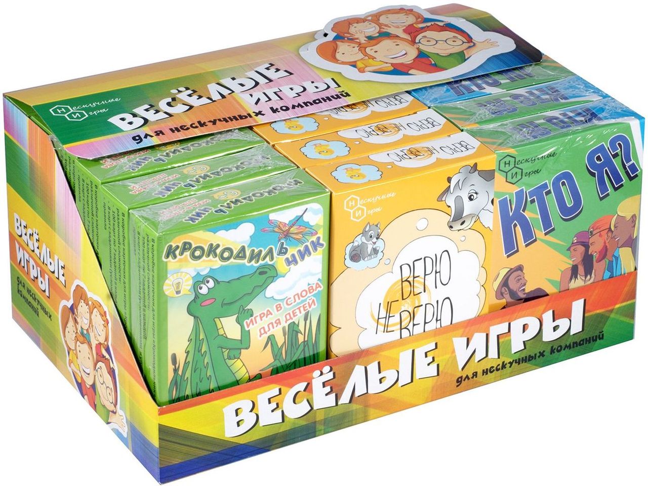 Комплект карточных игр (18 шт.) в шоубоксе \ РОССИЯ