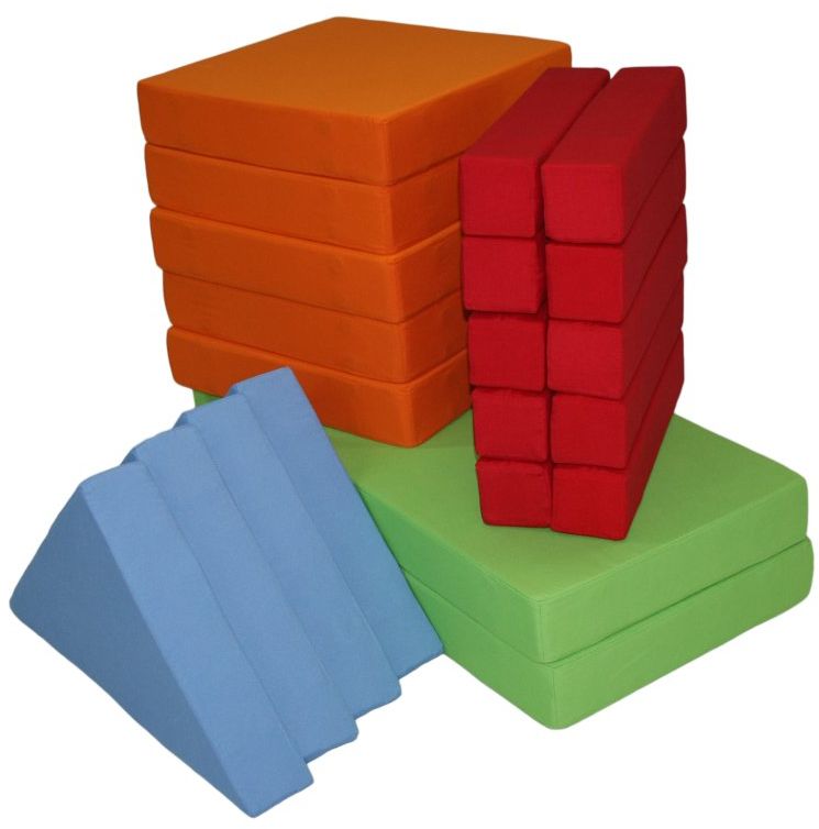 Магнитный мягкий крупноблочный конструктор Магматик, комплектация Архитектор (21эл.), непромокаемая моющаяся ткань Оксфорд / МКА-40