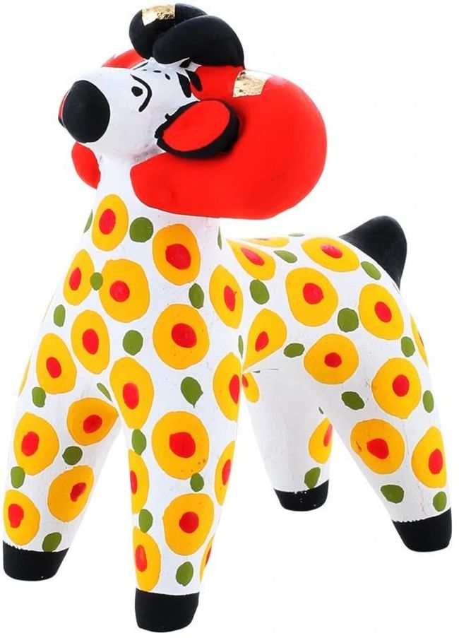 Дымковская игрушка "Баран" №2 \ Россия