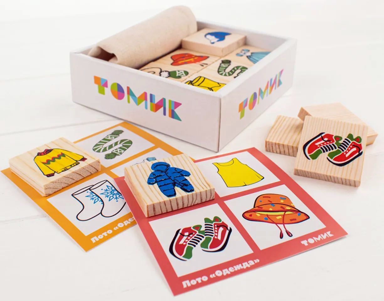 Счетный материал "Лото Одежда" 24 дет. \ 1-77 Томик