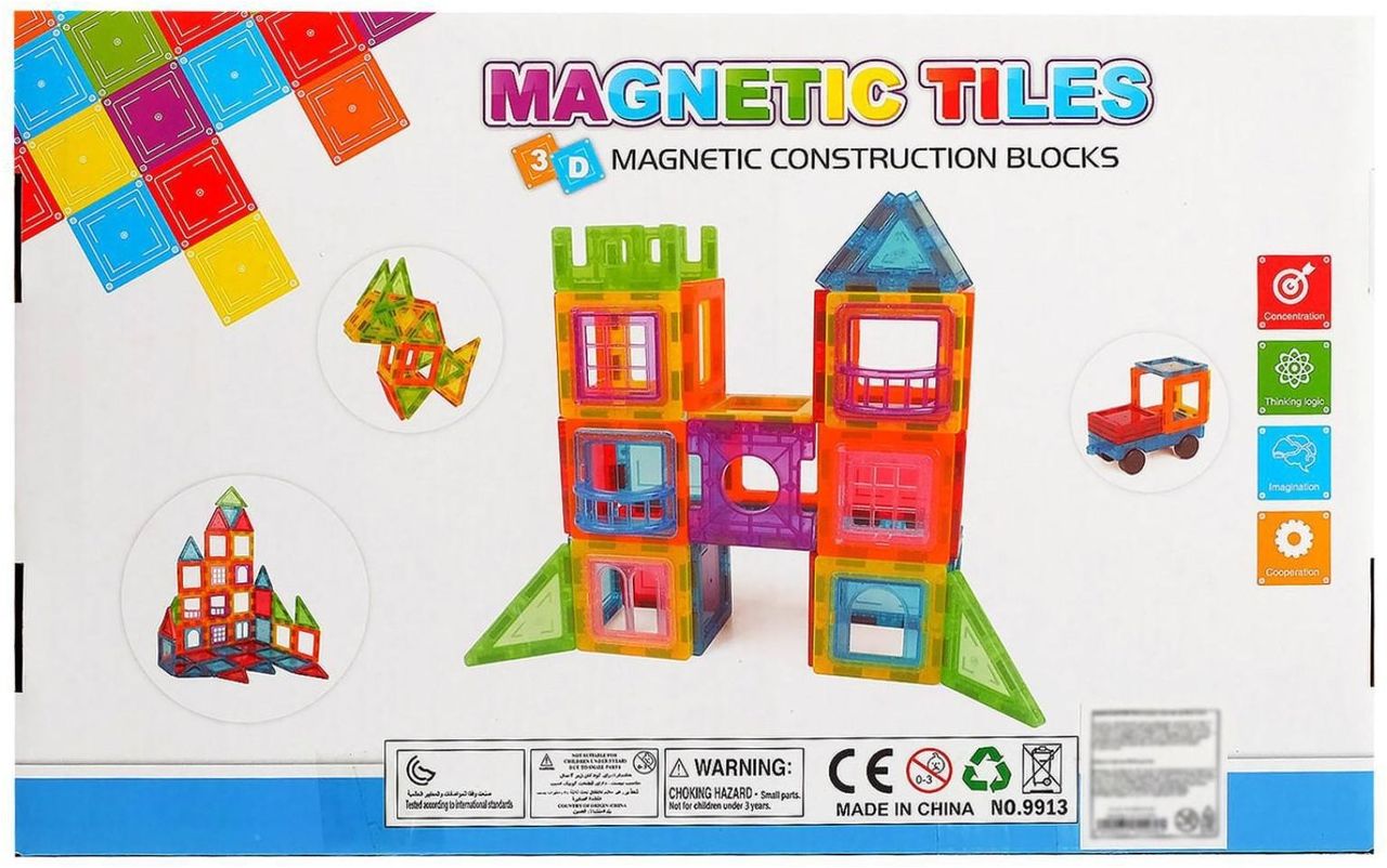 Конструктор магнитный «Магический магнит», 70 дет. \ 3550069