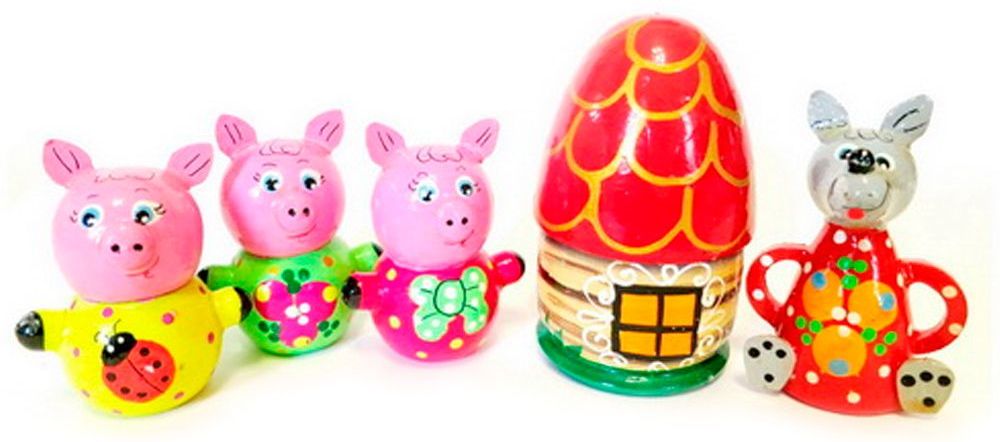 Театр настольный "Три поросенка" \ 122333 Динни