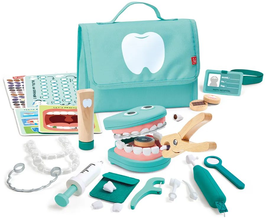 Игровой набор "Добрый доктор. Стоматологическая клиника" 33эл. в сумке, 3-8лет \ E3227_HP